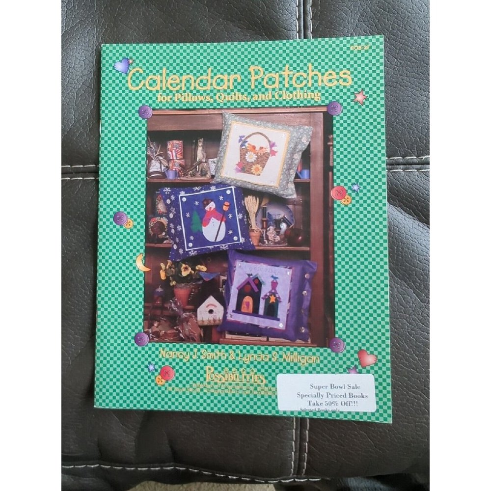 Calendar Patches For Pillows Quilts & Clothing Quilting-Possibilities POS-27